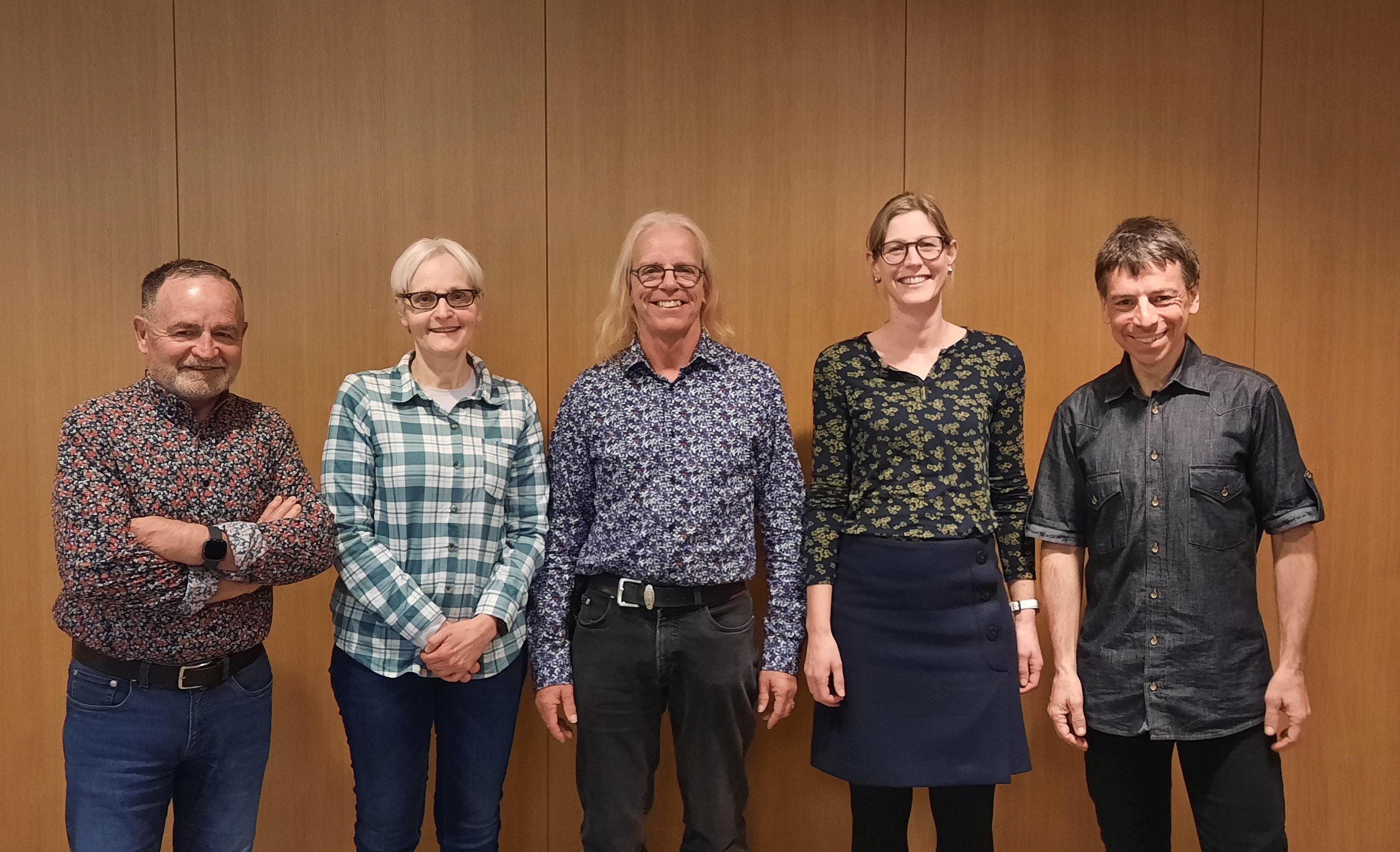 Die Geehrten Rino, Cornelia, Bernhard, Nadja, Roland